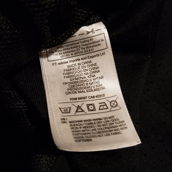 Adidas Full Zip Performance Jacket Black | Youth Large Women's Small Breathable - Picture 6 of 10